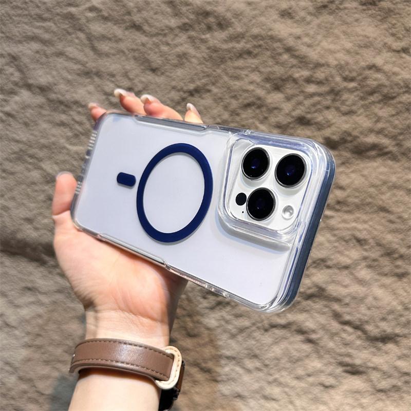 Luxury Wireless Charge Magsafe Transparent Case For iPhone 15 16 14 13 11 12 Pro Max Plus 11 Magnetic Shockproof Soft Bumper Cover