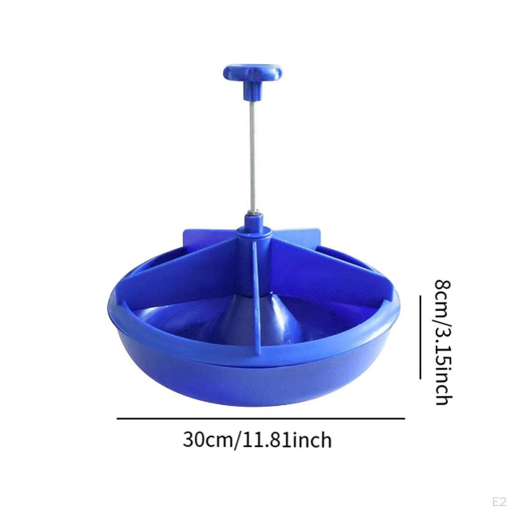Livestock Feed Bowl Bucket Dishes Pig Feeder Fodder Tray Pet Trough