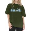 Women's Round Neck Printed Short-sleeved T-shirt Top