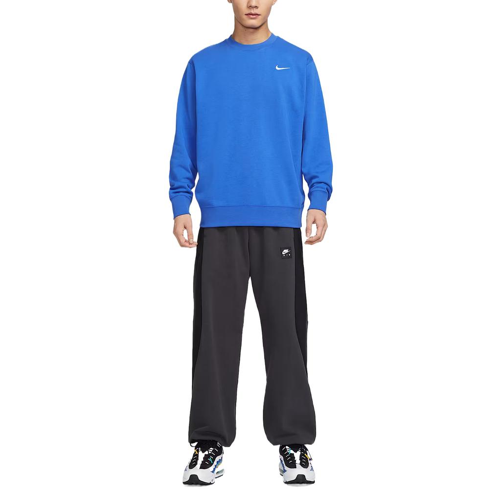 Nike Club Sweatshirts Men's Royal Blue Crew Neck Moderate Regular IB8825-450