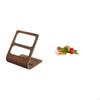 TV Remote Organizer Decorative Joseph Statue Resin Desk Storage Box with Two Compartments for Office