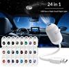 USB Car Starry Sky Projector Light Adjustable Angle Ambient Decor Lamp for Car Interior Bedroom Living Room Decoration Bulbs 7