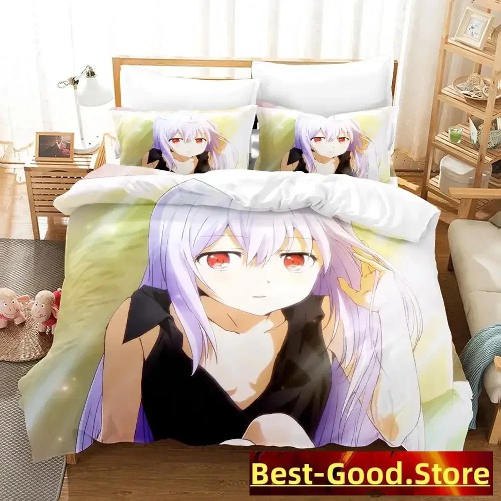 PLASTIC MEMORIES Bedding Set Printed Bed Set With Pillowcase Bed Duvet Cover Soft Single Double For Queen Super King Size