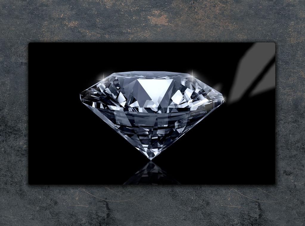 SZKLANA DESKA DO KROJENIA 52x30 DIAMENT