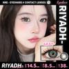 1 Pair New Colored Fashion Lenses Brown Eye Color Lenses Colored Pupils for Eyes Blue Lenses Yearly Gray Color Eye Lens