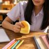 Slow Rebound Bread Squishy Toy Silent Stress Relief Squeeze Fidget Toy Portable Pu Foam Anxiety Relief Sensory Toy