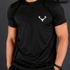 Men's 100_ cotton summer loose fit Love Heart Graphic printed slim fit casual sports round neck short sleeved T-shirt top