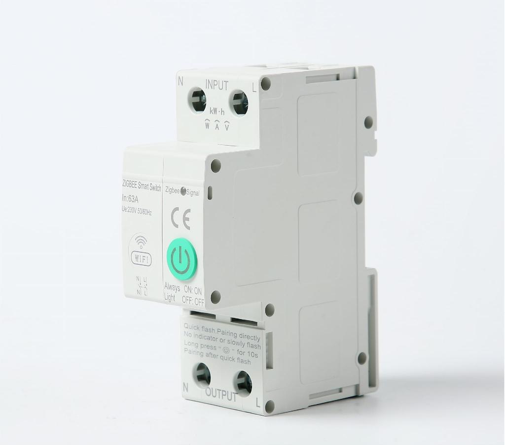 Zigbee Tuya 1-63A Energy Measurement Fuse
