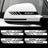 2PCS Vinyl Car Styling Rearview Mirror Sticker Decoration Accessories For Ford Focus Fiesta Shelby Mondeo Fusion Mustang Escape