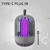 Electric Shock Mosquito Killer Lamp USB Rechargeable Repellent UV Light Anti Mosquito Insect Trap Outdoor Camping Mosquito Light