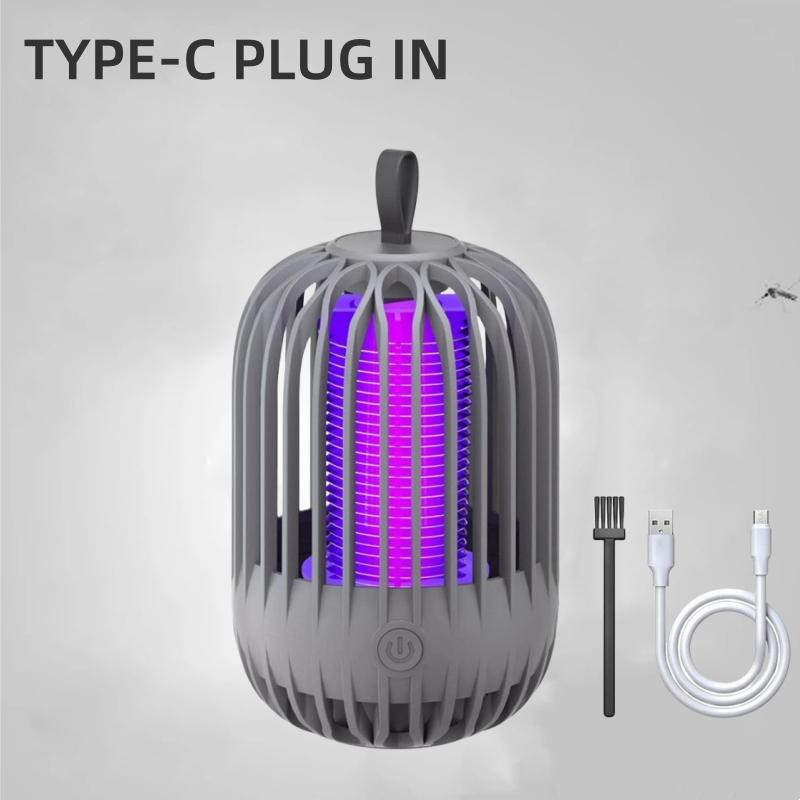 Electric Shock Mosquito Killer Lamp USB Rechargeable Repellent UV Light Anti Mosquito Insect Trap Outdoor Camping Mosquito Light