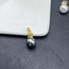 Zircon Crown Freshwater Pearl Pendant Necklace with Color-Preserving Earrings and Ear Cuffs - Fashion DIY Handmade Jewelry Accessories