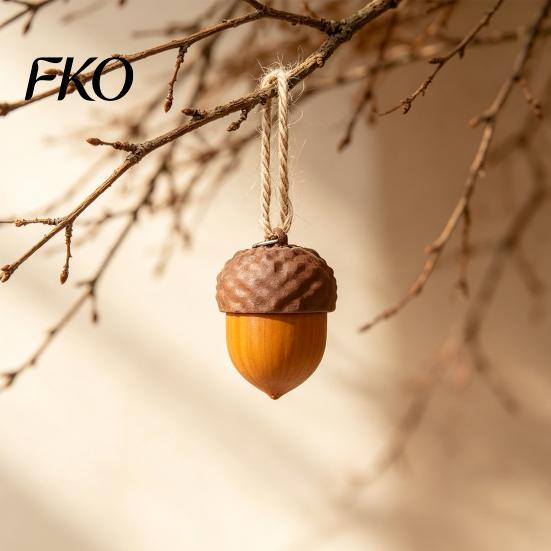 Fidget Clicker Toy 3D Printed Acorn Clicker, Fake Finger Stress Relief Push Toy, Gift for Kids Teens Adults Sensory