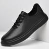 Men's 2025 summer new men's board shoes trend casual solid color white shoes