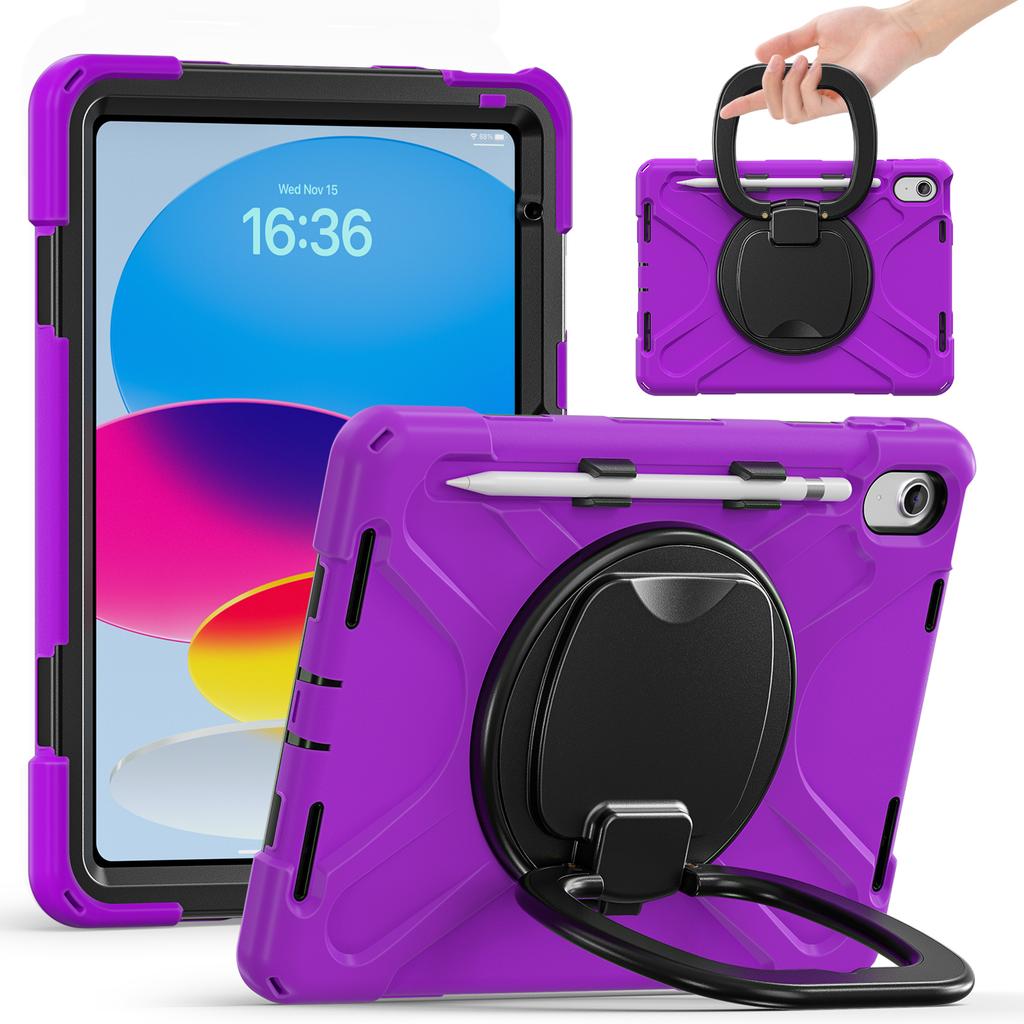 Stand Case Universal For iPad A16 2025 11th 10.9 2022 10th Gen. A3354 A3355 A3356 A2757 A2777 A2696 With Pen Slot Rotating Cover