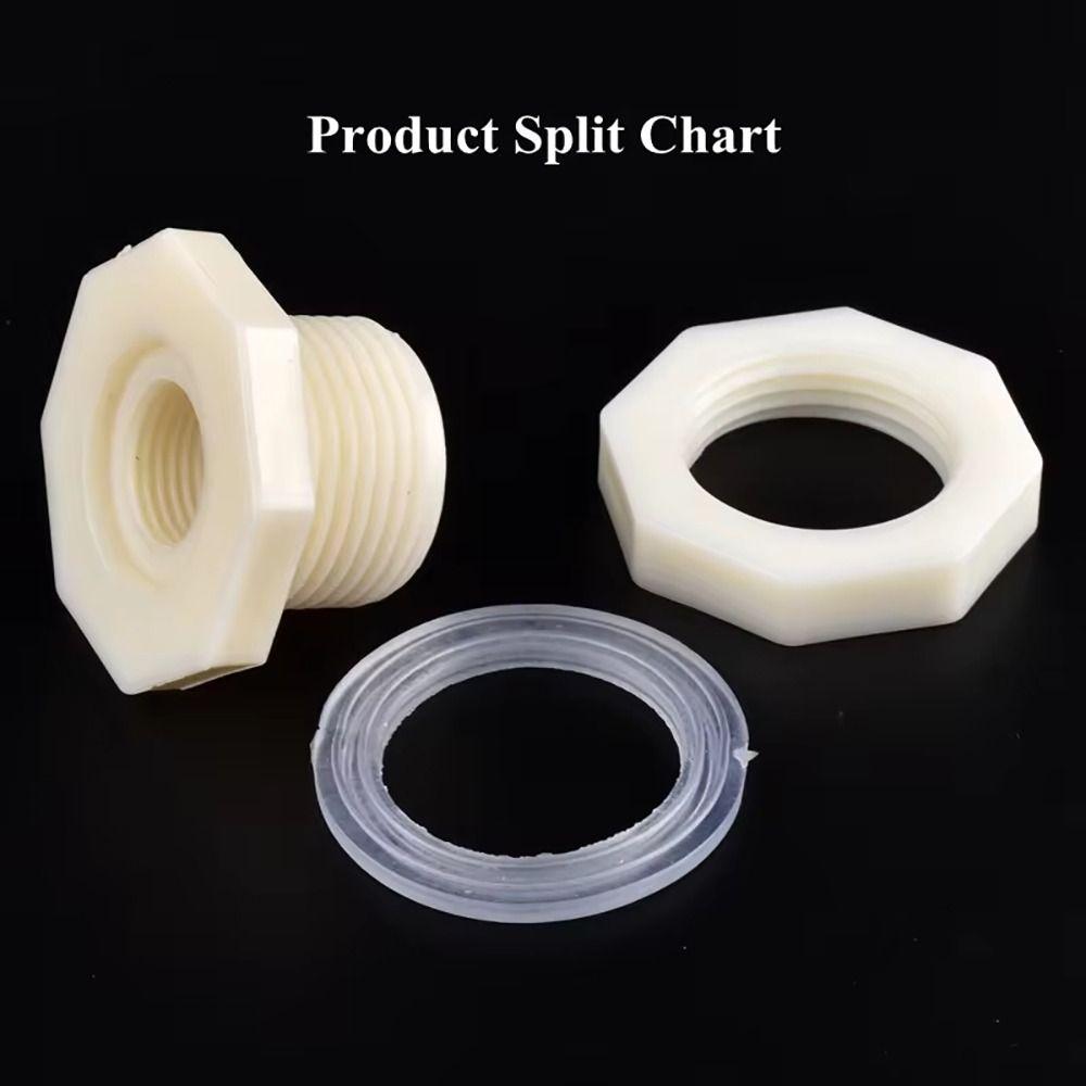 1Pcs Fish Tank Aquarium Drain Tube Connector 1/2" 3/4" 1" 1.2" 1.5" 2" Female Thread Pipe Joint