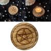 Candle Holder Tray Star Pendulums Dowsing Divination Board Candle Holder Plate