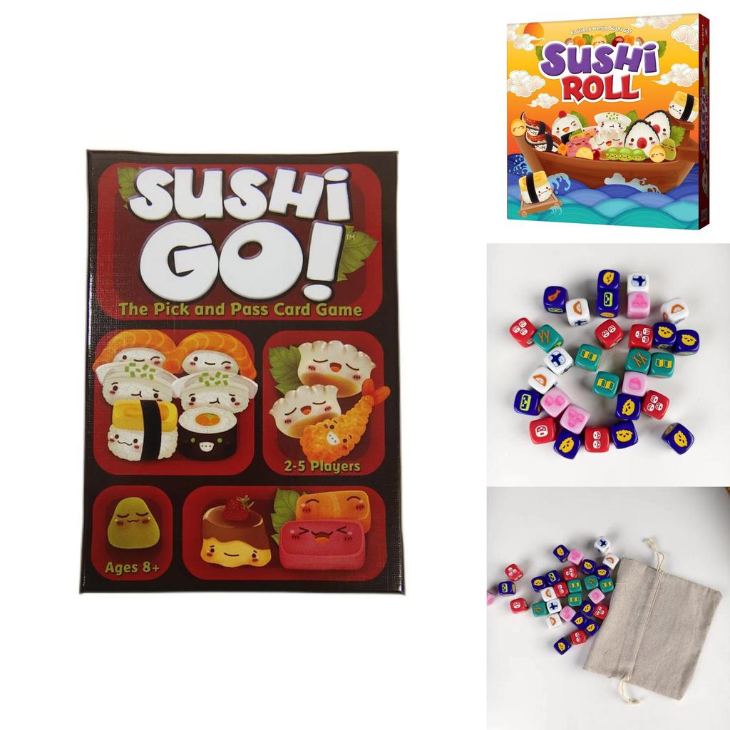 Sushi Go Party Game With Paper Material For Family Game Night And Party Fun
