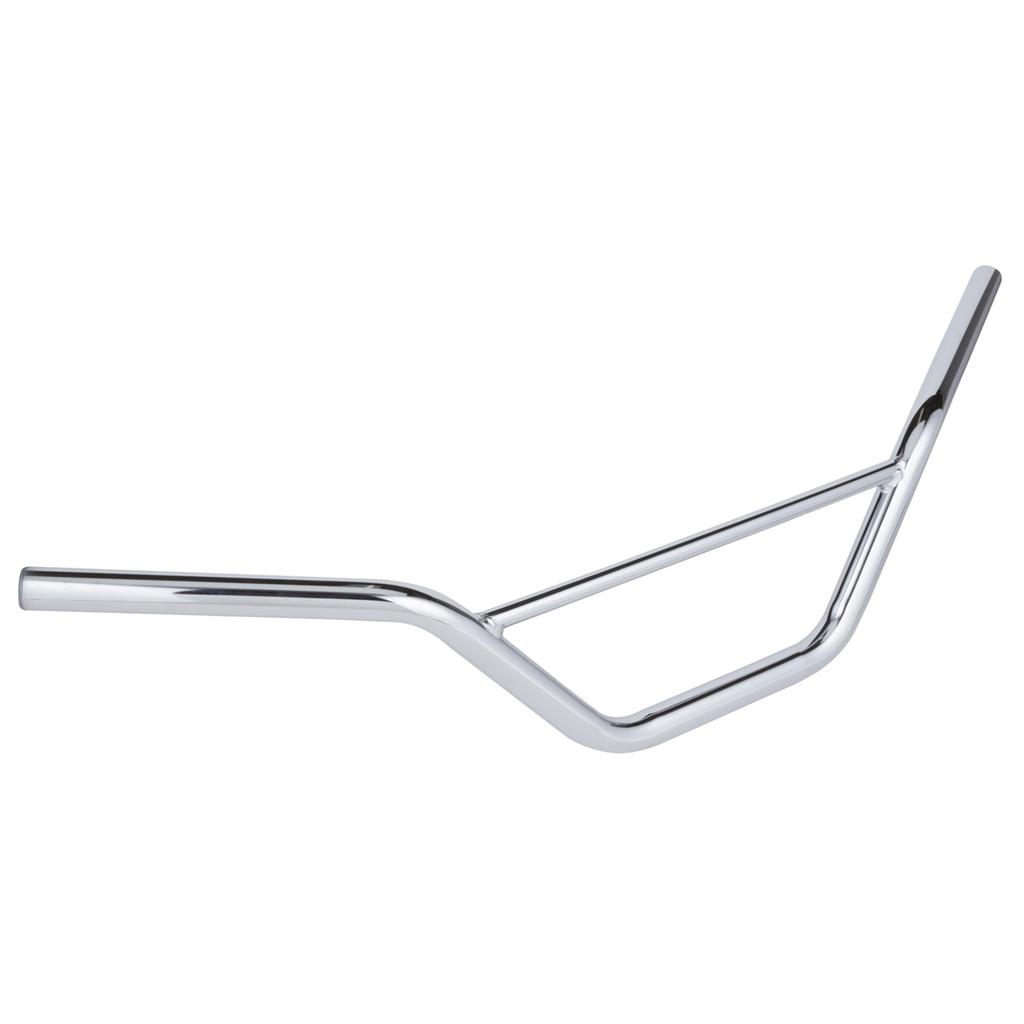 Kijima Motorcycle Parts Handlebar Tracker Style with Chrome Universal 22.2 Bar, Steel, Finish, L650, Fit, 204-3395