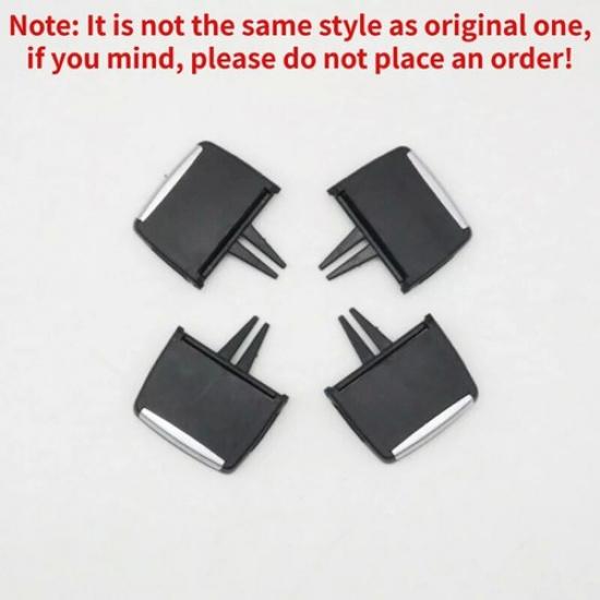 4Pcs Front Rear Dashboard A/C Air Vent Outlet Tab Clip Kits For Volvo XC90 14-23
