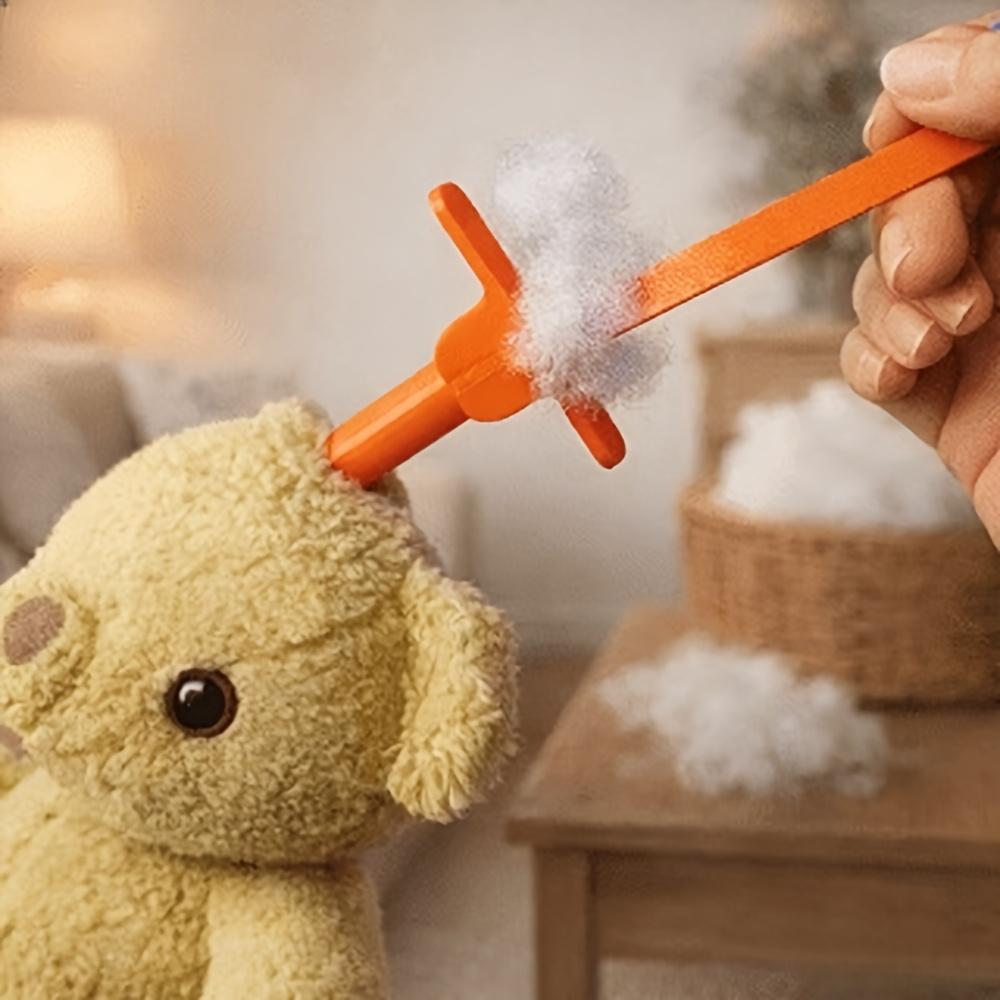 3D-gedrucktes Puppenfüllwerkzeug-Set – Handlicher Füllhelfer, komplettes DIY-Füllset für die Herstellung von Stofftieren, handgefertigte Bastelarbeiten