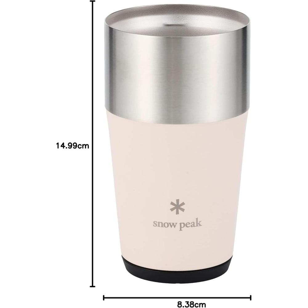 Snow Peak  Snow Peak  Thermo Tumbler 360 470 470ml Single Item Sand