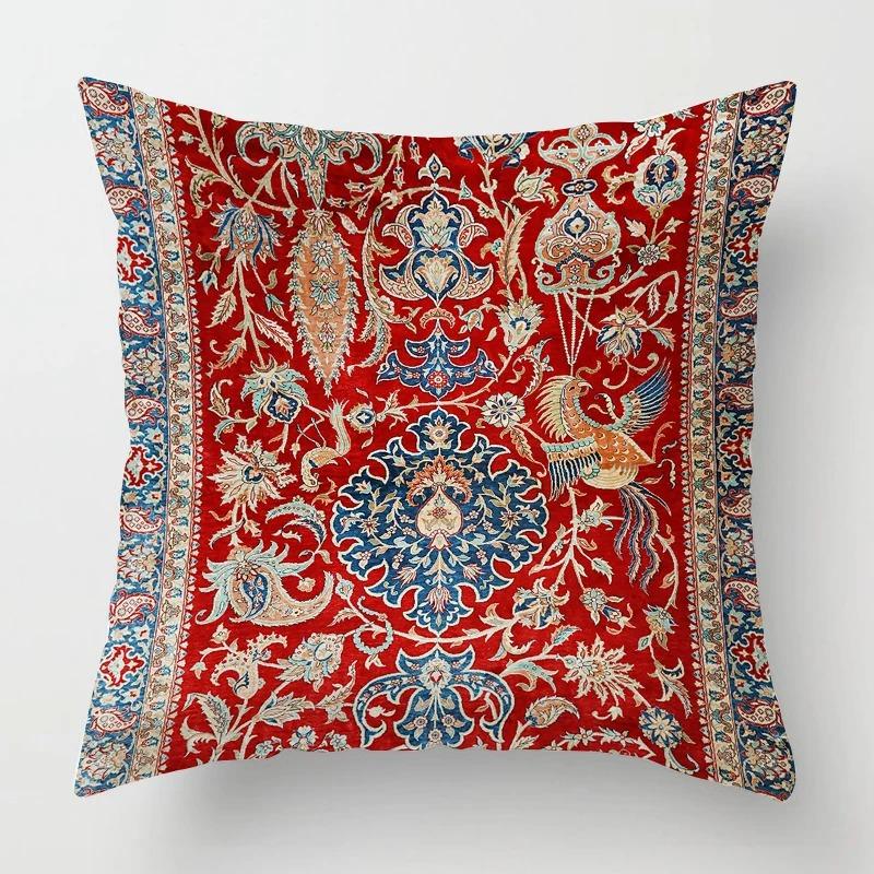 Moroccan Style Pillowcases with Complicated Patterns, Living Room Sofa Cushion Covers, Home Pillowcase Decoration