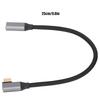4K 100W PD 5A Right Angle Bend 90 Degree Gen 2 USB3.1 Type C Male To Female Extension Cord