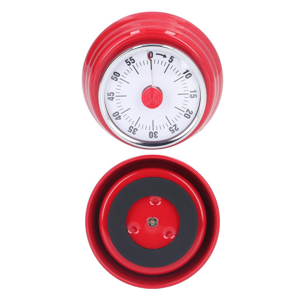 70dB Kitchen Timer Portable Multifunctional Wall Mount Stainless Steel Retro Magnetic Kitchen Timer Reminder