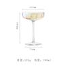 Glasbecher Nordischer Stil Weinglas Galvanik Kristall Cocktailglas Regenbogen Rotwein Hoher Fuß Einfaches Kaltgetränk Glas Wein