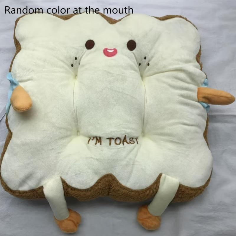 [Cute Cartoon Lumbar Cushion] Soft, Lightweight VISNFA Cute Cartoon Character Car Lumbar Cushion | Portable Seat Support for Driving & Office