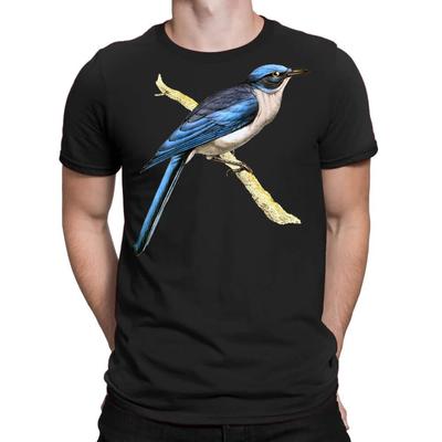 BEST TO BUY Bird Vintage Jay Drawing Art Blue Bird Lover Gift S- T-Shirt
