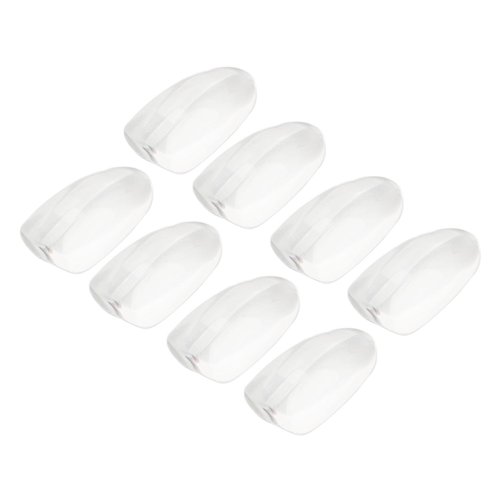 

50 шт. Цветовая карта лака для ногтей Прозрачное стекло Цветовая палитра для дизайна ногтей Советы для маникюрного салона своими руками