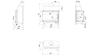 Steel fireplace KRATKI SIMPLE left 6 kW Ø 150