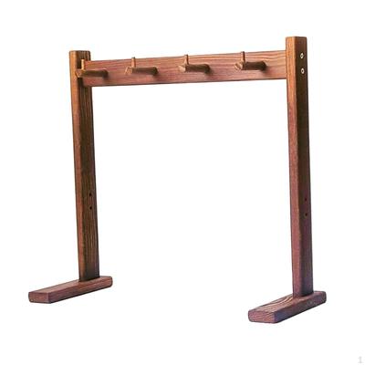 Chime Stand Display Rack Desk Home Decor Simple Holder Gong for Studios Living Room Gift