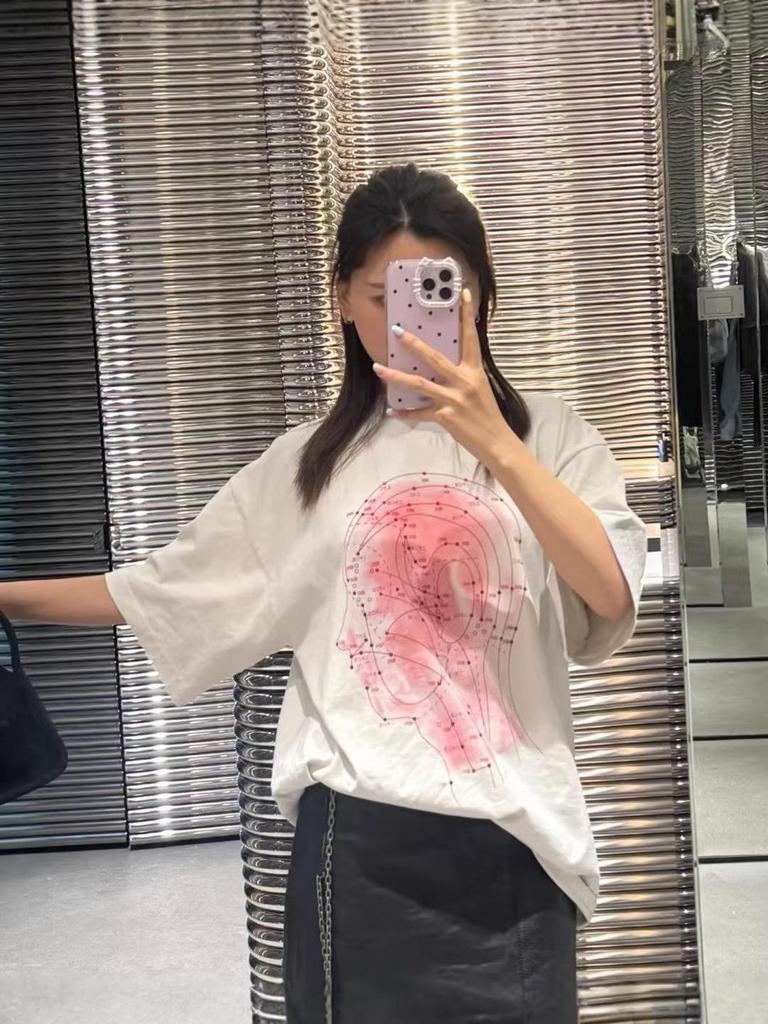 2026 Spring Unisex Trendy City Print Distressed Short Sleeve T-shirt