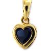 Les Trésors De Lily [G7638] - Gold Plated 'Love' Sapphire Pendant