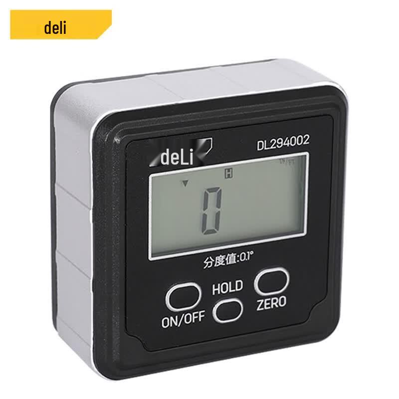 Deli Digital Inclinometer with Magnetic Base DL294002