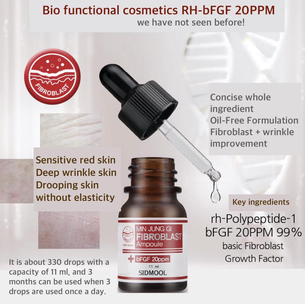 SIDMOOL Min Jung Gi Fibroblast Anti-Wrinkle Ampoule 11ml