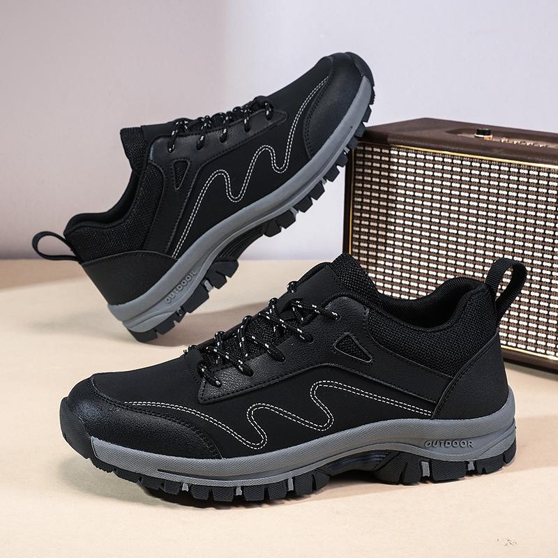 Autumn Men's Shoes Breathable Men's Outdoor Hiking Shoes Waterproof, Non-slip and Wear-resistant Hiking Shoes Men's Casual Sports Shoes