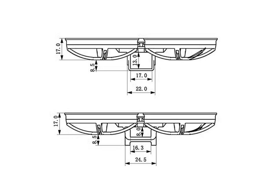 Mobula8 85mm Frame: Durable, Low-Profile FC Mounting