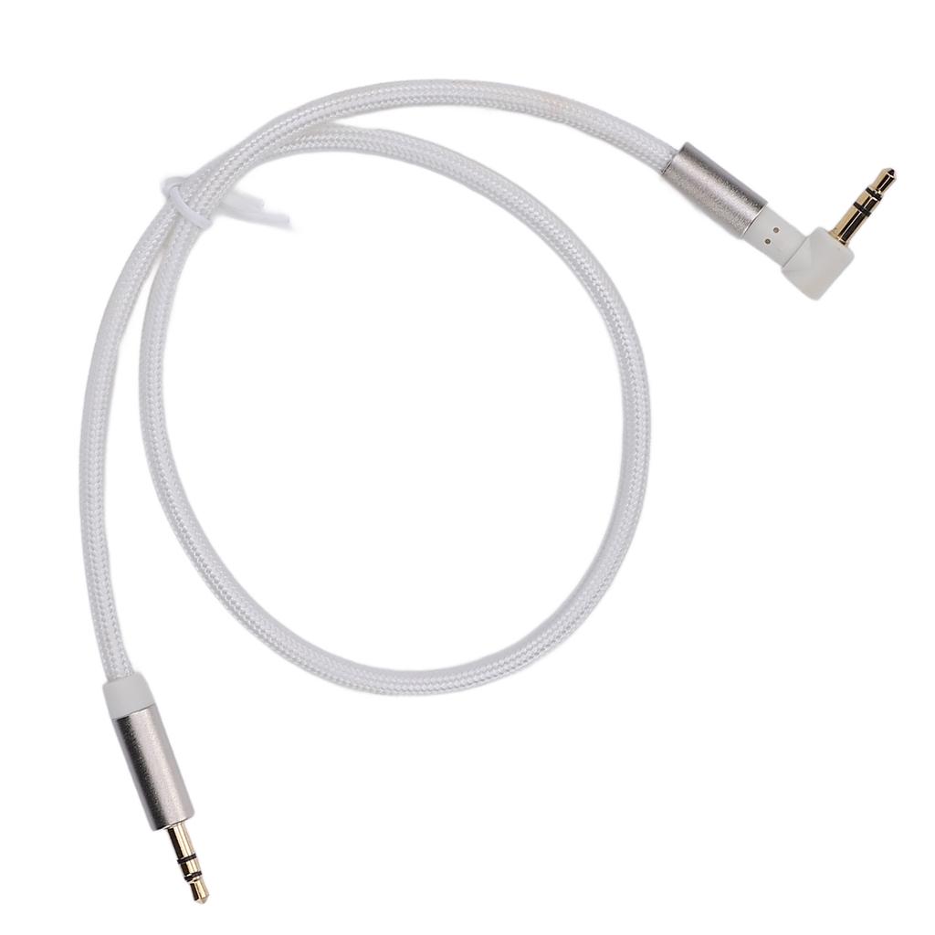 3.5mm Sound Cable 3.5mm Male To 3.5mm Male 90 Degree Right Angle Gold Plated Stereo Cable for Headphone Tablet Speaker