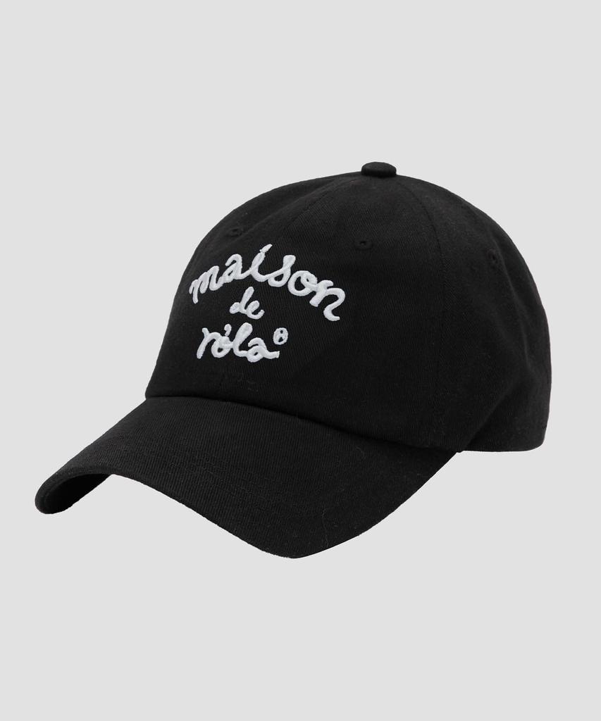 ROLAROLA Maison De Rola Embroidery Cap Black