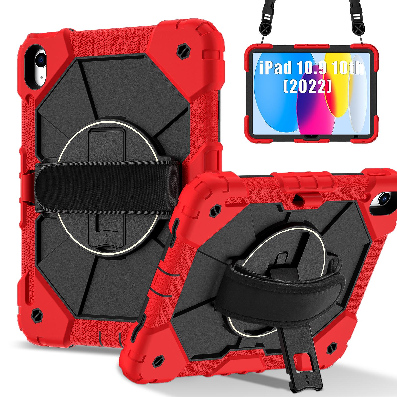 

Tablet Protective Case A2 Model Suitable for iPad A16 11Th ()/Ipad 10.9 10Th () with Satchel Stand 10 Colors Available iPad A16 11th 11inch красный черный