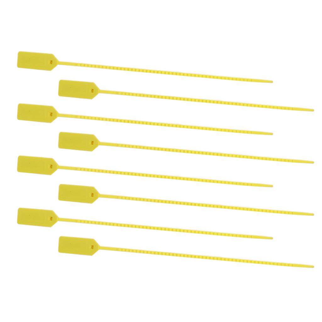 50pcs Zip Tie Tag Readable Writable 40KG Tensile Strength Self Locking Marking Label for Luggage