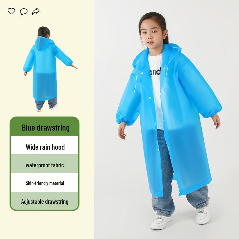 KarLot Kids  Portable EVA Rain Poncho One Size