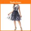 Stylish Women's Bavarian Costume For Halloween Celebrations And Stage Performances In Polyester