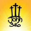 John 3 16 Cross Metal Wall Art Abstract Elegant Christmas Halloween Home Decor Gift
