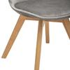 Scandinavian Style Chair "Baya Patchwork" Atmosphera - Gray