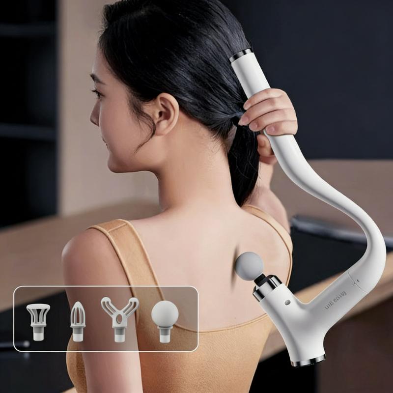 2026 New Detachable Handhel Fascia Gun High Frequency Vibration Body Massage Gun Neck Shoulder Waist Back Handle Massager Fascia Masajer
